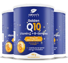 Nature's Finest Golden Q10 mit Vitamin C und B-Komplex
