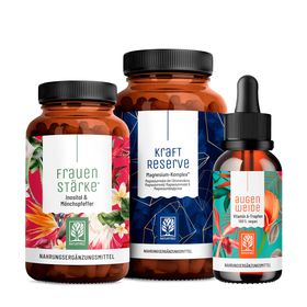 Frauengesundheit-Paket: FRAUENSTÄRKE, KRAFTRESERVE, AUGENWEIDE - NATURTREU®