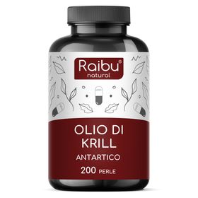 Krillöl Kapseln 1.200 mg, Reich an Omega-3, -6, -9, Astaxanthin und Phospholipiden - RAIBU