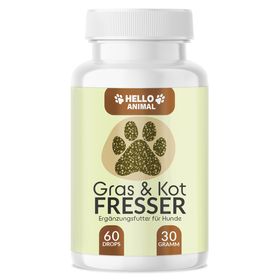 Hello Animal® Gras & Kotfresser Leckerlis für Hund & Katze