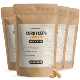 Cupplement - Multipack Cordyceps Extrakt  400 mg - Kapseln