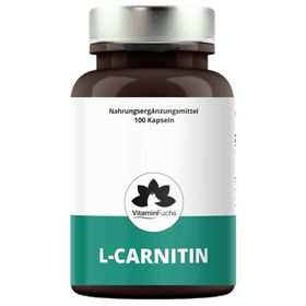 L-Carnitin Kapseln Hochdosiert - 500mg L-Carnitin je Kapsel von VitaminFuchs