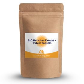 natürlich lang leben BIO Hericium Extrakt + Pulver