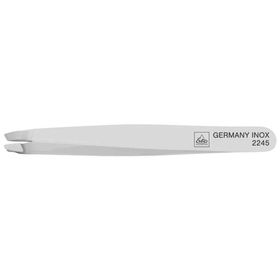 ERBE Pinzette color 9 cm rostfrei schräg weiß