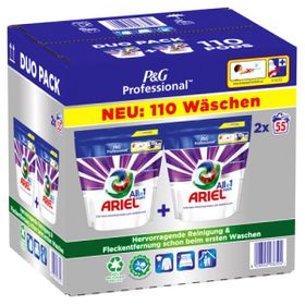 Ariel Professional All-in-1 Pods Color Waschmittel, 110 Waschladungen, (2 x 55 Kapseln), Ausgezeichn