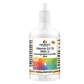 Warnke Vitalstoffe | Vitamin D3 Öl 1000 I.E.