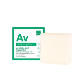 Dr Botanicals Avocado and Cucumber Natural Cleansing Bar 100g