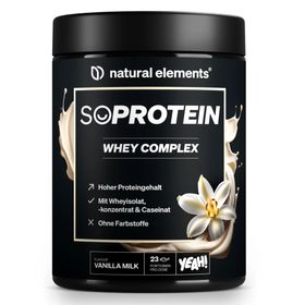 natural elements SoProtein Whey Complex Vanilla Milk