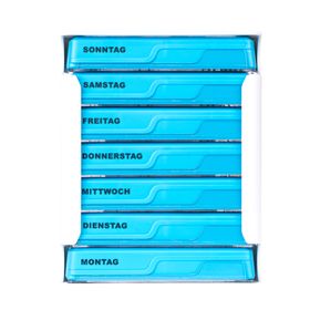 APOfit Wochendispenser 7 Dosierer Planer blau