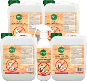 PVU Holzwurmspray zur Bekämpfung von Holwürmern und Holz Schädlingen