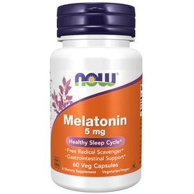 Now Foods Melatonin 5 mg 60 Gemüsekapseln