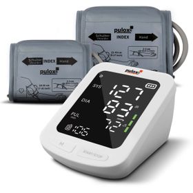 pulox - BP-100 - Oberarm-Blutdruckmessgerät inkl. 2 Manschetten