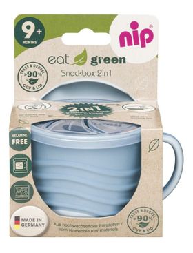 NIP-SNACKBOX GREEN 2IN1