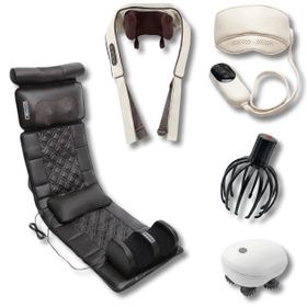 Massagebox – Massagematte, Shiatsu-Massager, Augenmaske & Kopfhaut-Massager