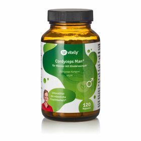 vitelly Cordyceps Man® Fertilitäts Kapseln für einen Monat