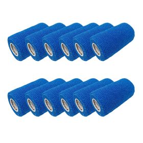 LisaCare selbsthaftende Bandagen 10cmx4,5m - Blau