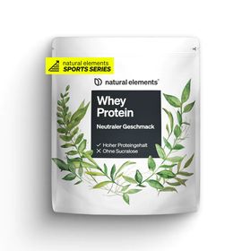 natural elements Whey Protein Pulver Neutral