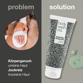 Australian Bodycare® Teebaumöl Duschgel bei unreiner & trockener Haut