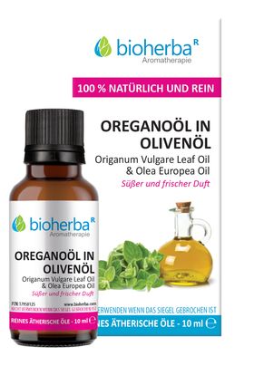 Bioherba Oreganoöl in Olivenöl Reines ätherisches Öl