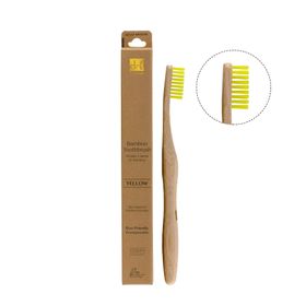 Dr Botanicals Bambuszahnbürste Gelb