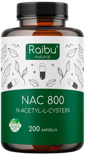 RAIBU NAC 800 Kapseln (N Acetyl Cystein)