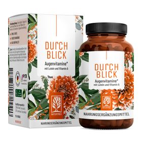 Augenvitamine - Lutein Zeaxanthin Komplex mit Beta Carotin & Vitamin A - Durchblick - NATURTREU®