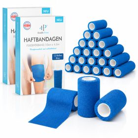 Health Press Haftbandage – Selbstklebender Verband 10cm x 4,5m