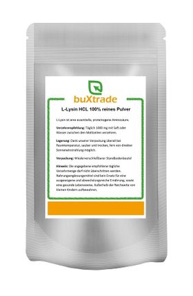 buXtrade L-Lysin HCL Pulver