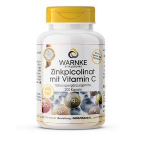 Warnke Vitalstoffe | Zinkpicolinat mit Vitamin C