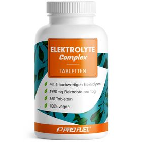 ProFuel - Elektrolyte-Tabletten 360x - 1990 mg Elektrolyte pro Tag - 360 Kapsel