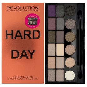 Makeup Revolution - Hard Day Lidschattenpalette Limitierte Edition