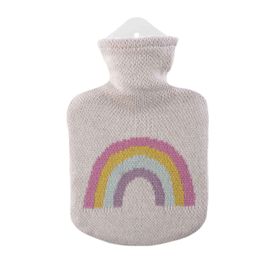 Sänger Kinder Wärmflasche Strick Öko-Tex Regenbogen