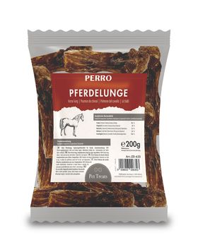 PERRO Pferdelunge - weicher Kausnack für Hunde