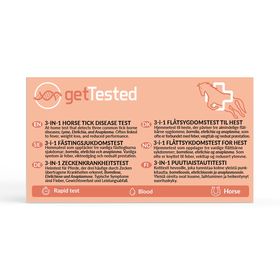 GetTested 3-in-1 Pferde-Zeckenkrankheiten-Test