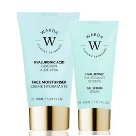 Warda skincare Hyaluron Tagescreme & Gel Serum  Anti-Aging Set