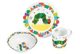 GEDA Frühstücksset Raupe Nimmersatt 3-teilig