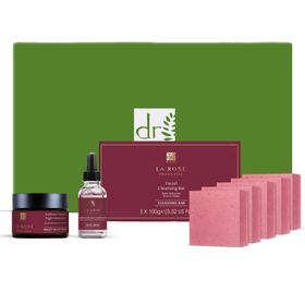 Dr Botanicals Anti-Aging La Rose Française Abendpflege Damen Deluxe Geschenkset