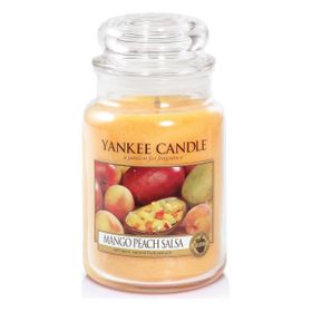 Yankee Candle Duftkerze Duftwachsglas groß Mango Peach Salsa