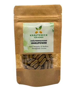Kräutereck - Kräuterkapseln ImmuPower Hund