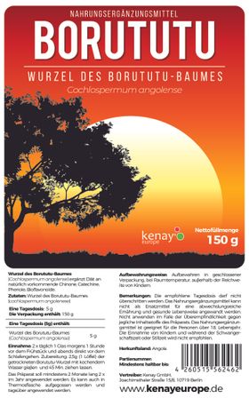 Borututu - Wurzel des Borututu-Baumes KENAY®