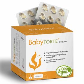 BabyFORTE Omega-3 | vegan | DHA & EPA aus Algenöl