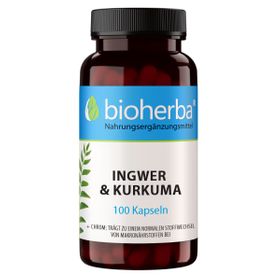 Bioherba Ingwer und Kurkuma Kapseln