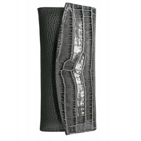 Niegeloh Solingen Etui Modell Manhattan L Grau - Made in Solingen