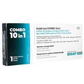 BISAF 10in1 Test - Covid-19, Influenza A+B, RSV, ADV, hMPV, RhV, hPIV, MP, SP