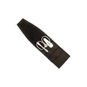 Excellent Solingen Maniküre Reiseetui 3-tlg. Schwarzes Kunstleder