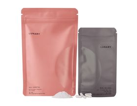 LUNARY Meno Balance Set - für Frauen während der Wechseljahre, Pulver + Kapseln für 30 Tage