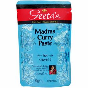 Geeta's Madras Curry Paste hot