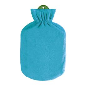 Sänger Wärmflasche Flauschbezug petrol