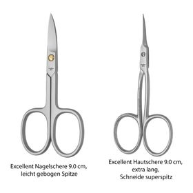 Excellent Solingen Nagelschere & Hautschere Set