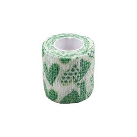 NatuSol Kohäsive Bandage, grün mit Herzen, 5 cm x 4,5 m, Set I